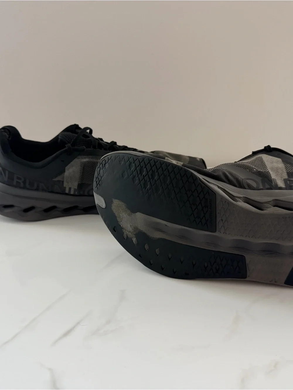 On Cloudsurfer Next Wide Mens 12.5 Black/Eclipse Running Shoes